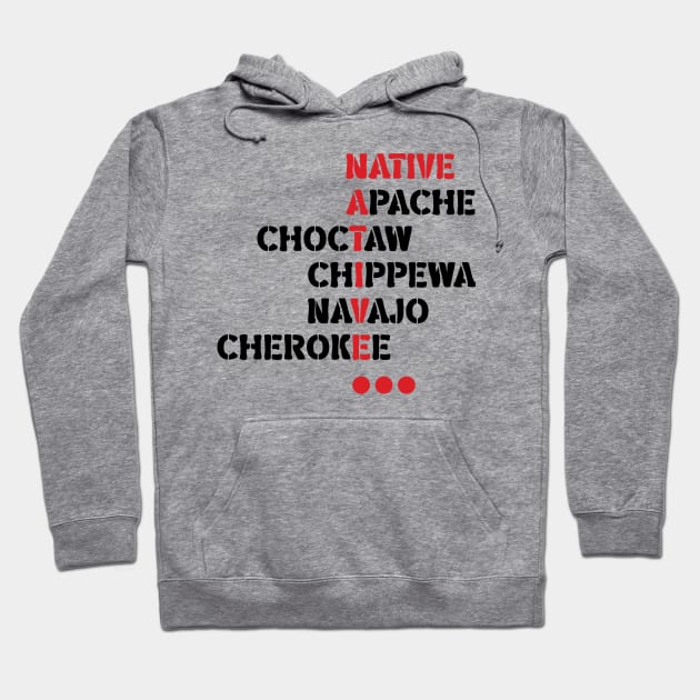 Proud Native American Hoodie by Emma